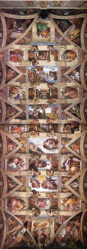 Michelangelo - Ceiling of the Sistine Chapel
