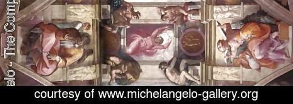 Michelangelo - Ceiling of the Sistine Chapel - bay 9