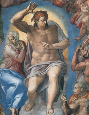 Michelangelo - The Last Judgement: Christ the Judge