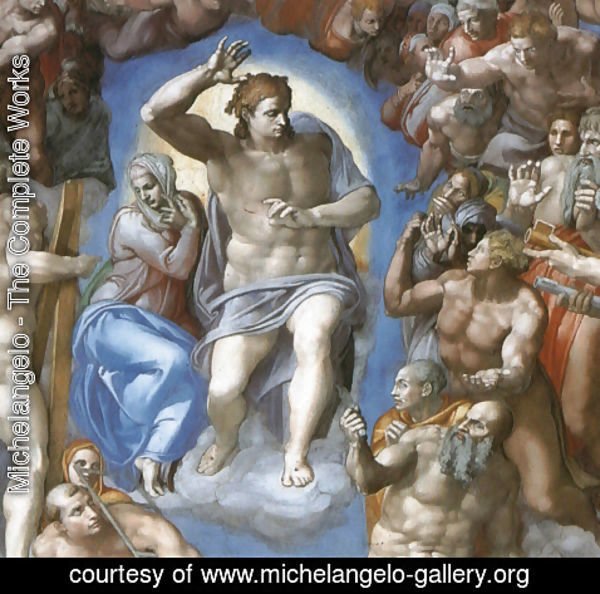 Michelangelo - The Last Judgement [detail: 1]