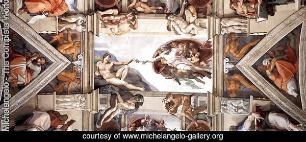Ceiling of the Sistine Chapel [detail] I