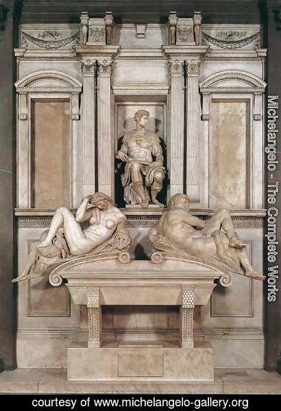 Michelangelo - Tomb of Giuliano de Medici
