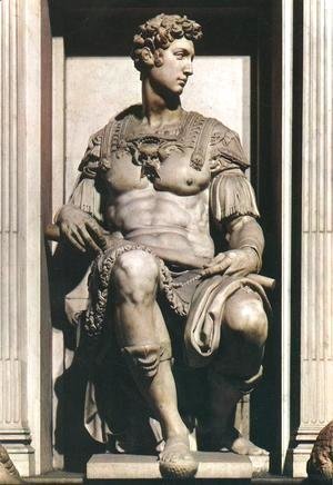 Michelangelo - Tomb of Giuliano de' Medici: Giuliano de' Medici