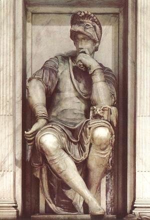 Michelangelo - Tomb of Lorenzo de' Medici: Lorenzo de' Medici