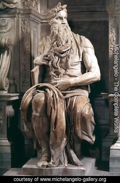 Michelangelo - Tomb of Pope Julius II: Moses