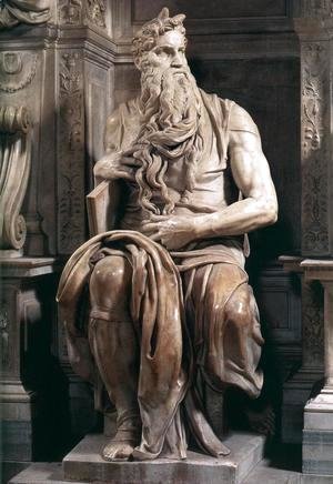 Michelangelo - Tomb of Pope Julius II: Moses