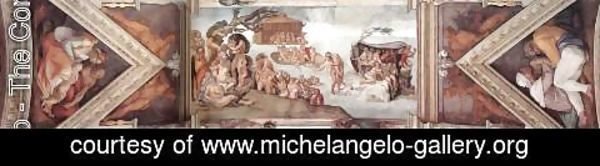 Michelangelo - The second bay of the ceiling