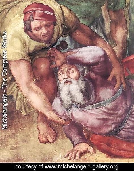 Michelangelo - The Conversion of Saul (detail)