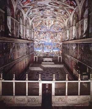 Interior of the Sistine Chapel 2