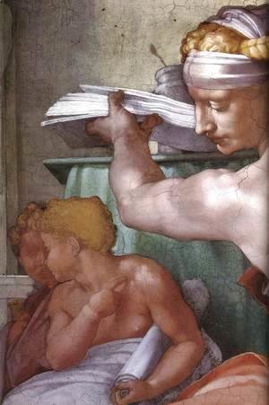 Michelangelo - The Libyan Sibyl (detail)