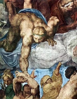 Michelangelo - Last Judgment (detail) 3