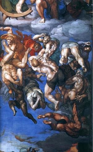 Michelangelo - Last Judgment (detail) 10