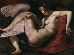 Michelangelo - Leda and the Swan 2