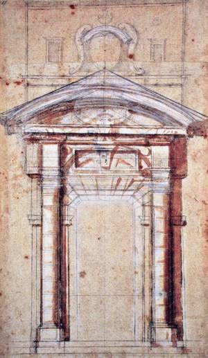 Michelangelo - Study for Porta Pia