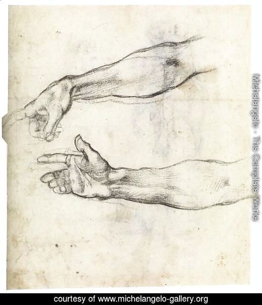 Two Studies of an Outstretched Right Arm (verso)