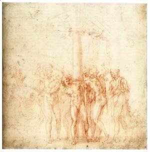 Michelangelo - The Flagellation of Christ