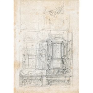 Studies for a double tomb wall