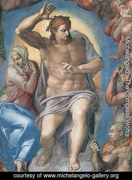 Michelangelo - Last Judgement  Christ The Judge