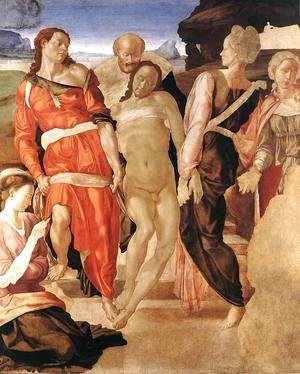 Michelangelo - Entombment c. 1510