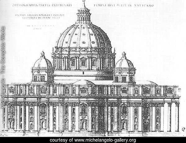 Project for St Peter's in Rome 1547