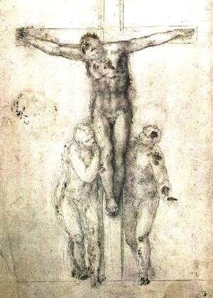 Michelangelo - Crucifix c. 1556