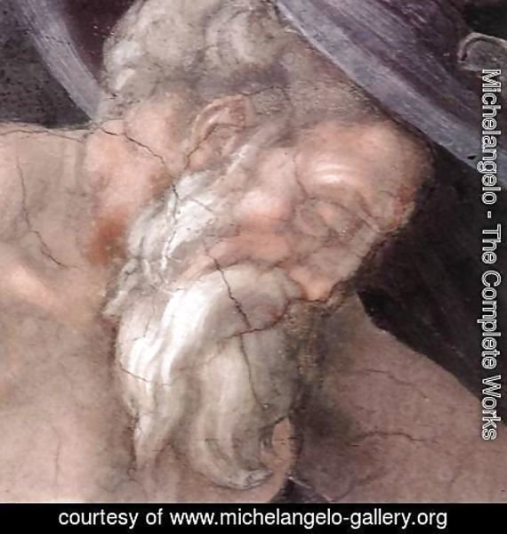 Michelangelo - Drunkenness of Noah (detail-3) 1509