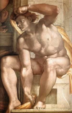 Michelangelo - Ignudo -9  1509