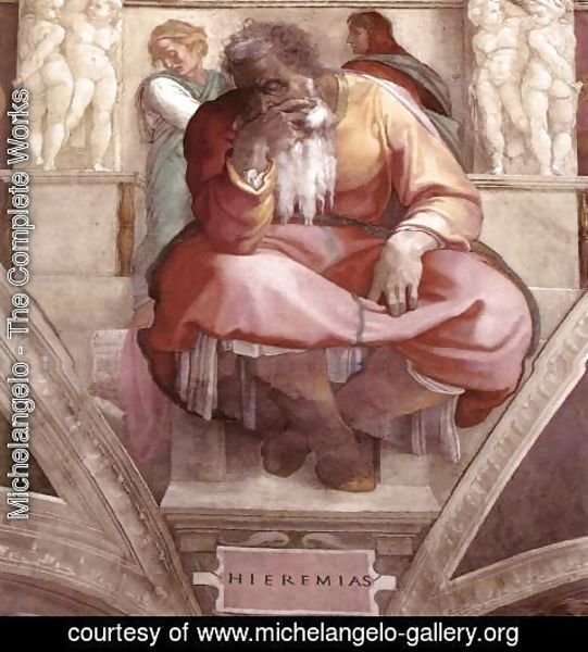 Michelangelo - Jeremiah 1511