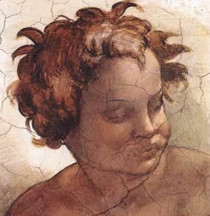 Michelangelo - Joel (detail-2) 1509
