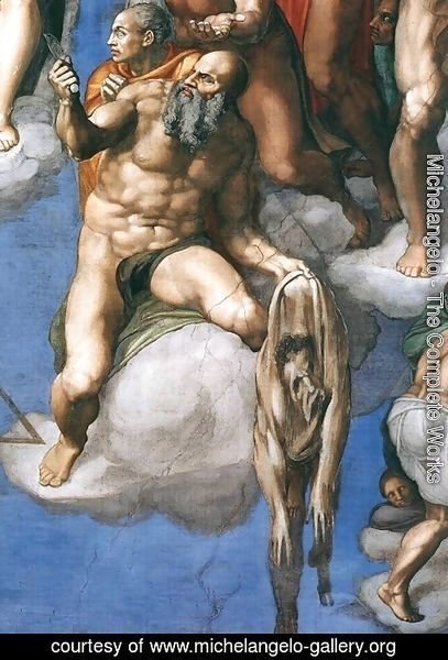Michelangelo - Last Judgment (detail-3) 1537-41