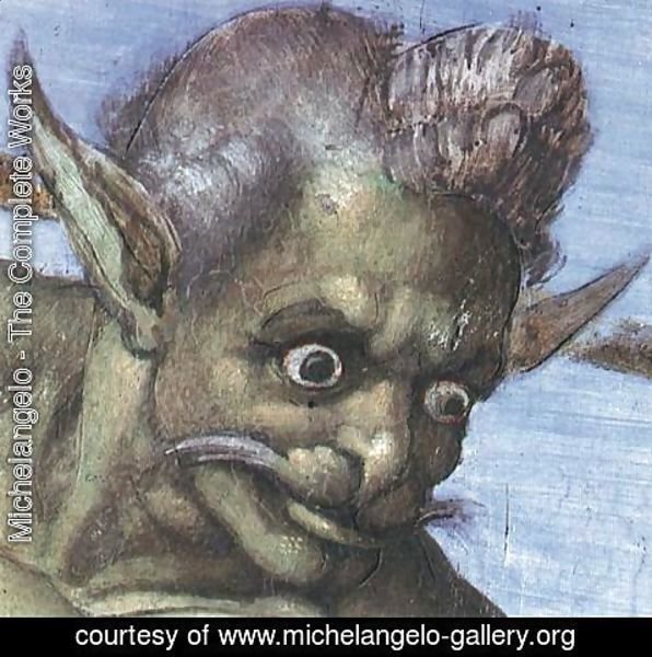 Michelangelo - Last Judgment (detail-8) 1537-41