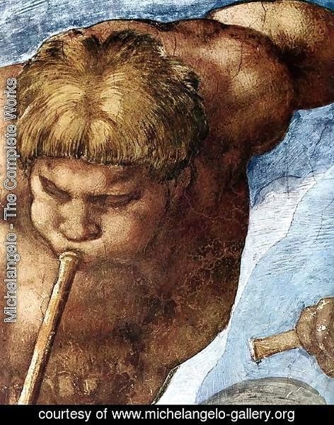 Michelangelo - Last Judgment (detail-9) 1537-41