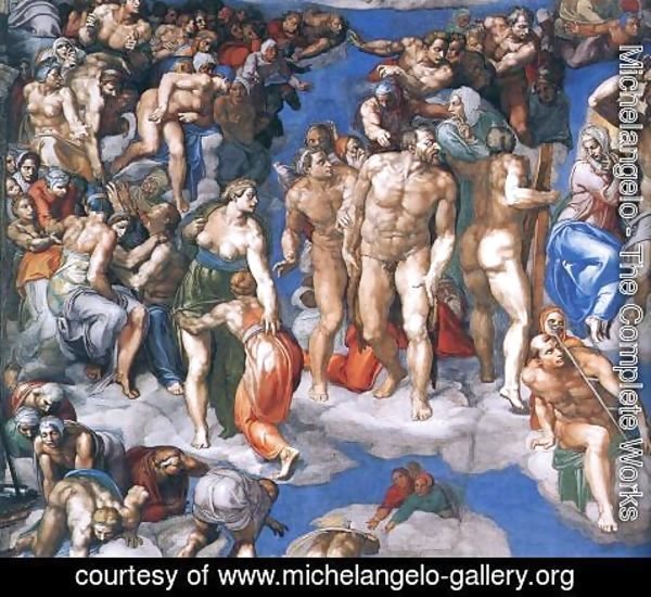 Michelangelo - Last Judgment (detail-11) 1537-41