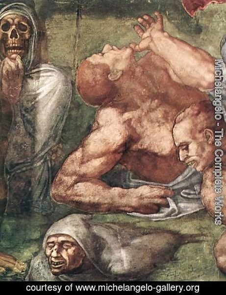 Michelangelo - Last Judgment (detail-16) 1537-41