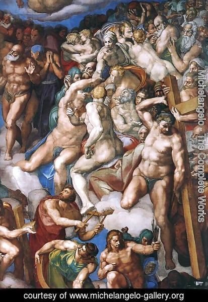 Michelangelo - Last Judgment (detail-21) 1537-41