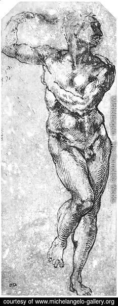 Nude Man Turned to the Right 1510-11