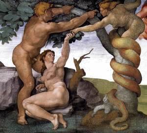 Michelangelo - The Fall -2 1509-10