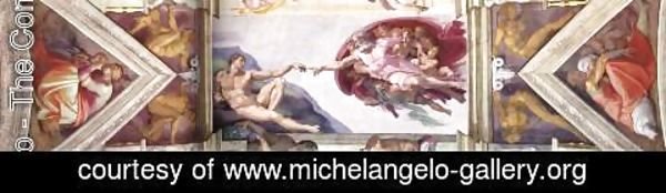 Michelangelo - The second bay of the ceiling 1508-12