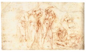 Study for a Risen Christ (verso)