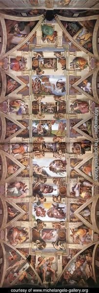 Michelangelo - Ceiling of the Sistine Chapel