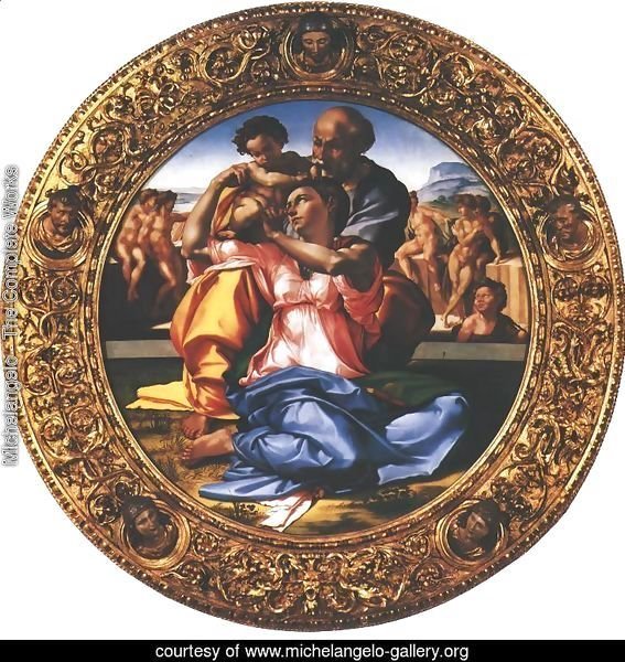 Holy Family with the Infant St. John (Doni Tondo)
