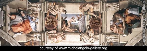 Ceiling of the Sistine Chapel [detail] II