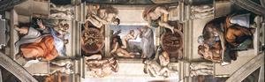 Ceiling of the Sistine Chapel [detail] II