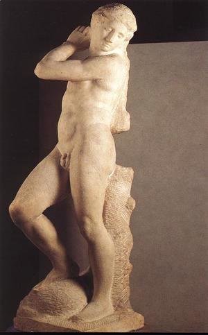Michelangelo - David-Apollo [detail: 1]