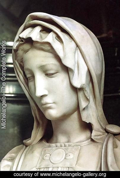 Michelangelo - Madonna and Child [detail: 1]