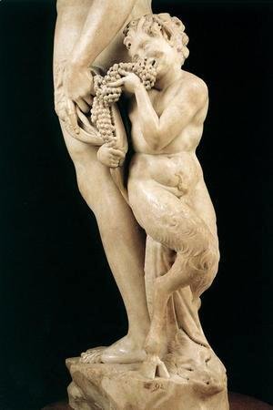 Michelangelo - Bacchus [detail: 1]
