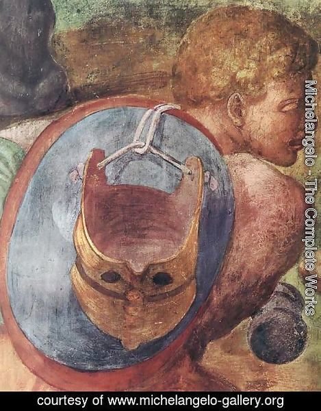 Michelangelo - The Conversion of Saul [detail] II