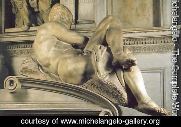Michelangelo - Tomb of Giuliano de' Medici: Day