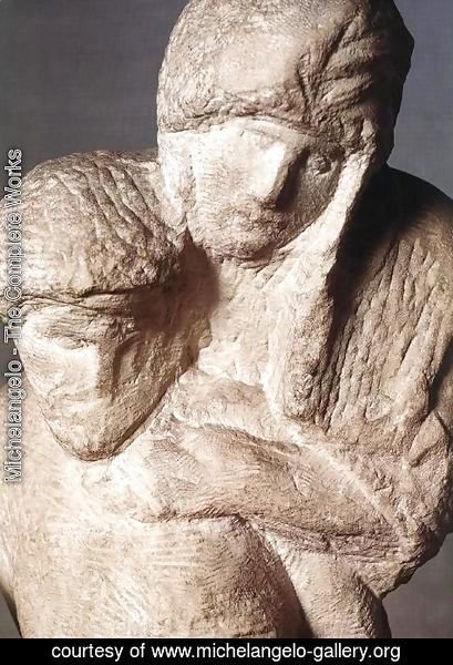 Michelangelo - Pietn Rondanini (unfinished) [detail: 1]