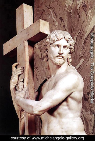 Michelangelo - Christ Carrying the Cross [detail: 1]